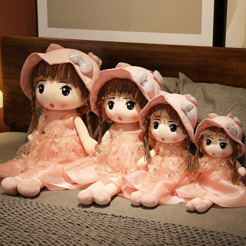 Dropshipping 45cm Kawaii  Stuffed Plush Girl Toy Doll . Good Gift for Kids Baby Lover. Fairy Girl Dolls
