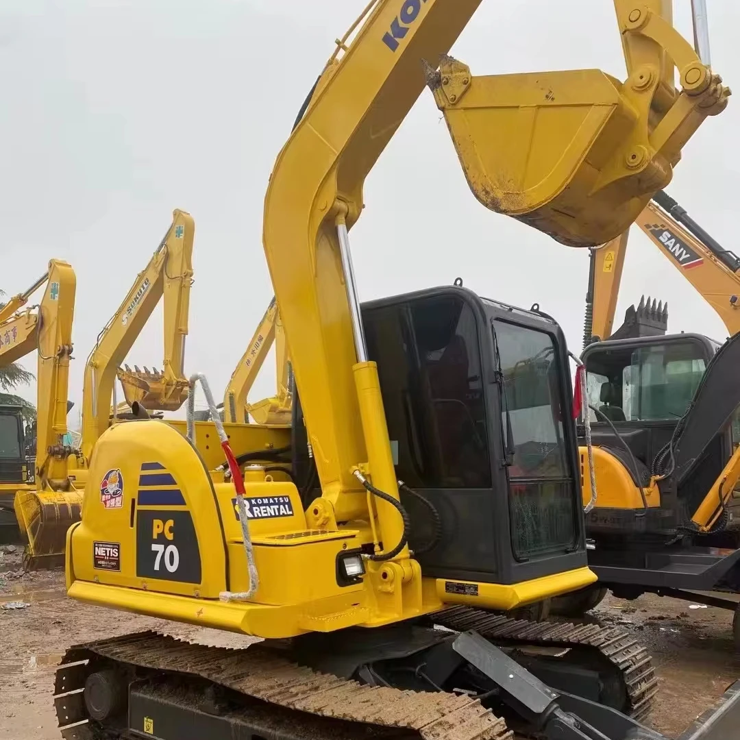Used excavator PC70 construction machine second hand hydraulic excavator Japanese brand used excavator for sale