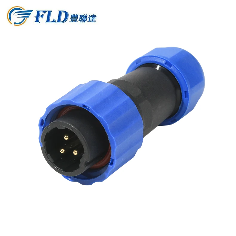 IP68 Waterproof 3 Pin Power Plug Circular Connector
