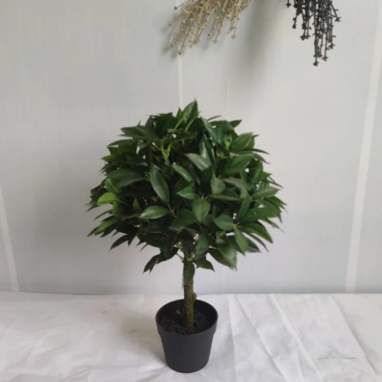 Chinese Factory Wholesale Artificial Round Laurel Trees For Indoor And Outdoor Home Decoration