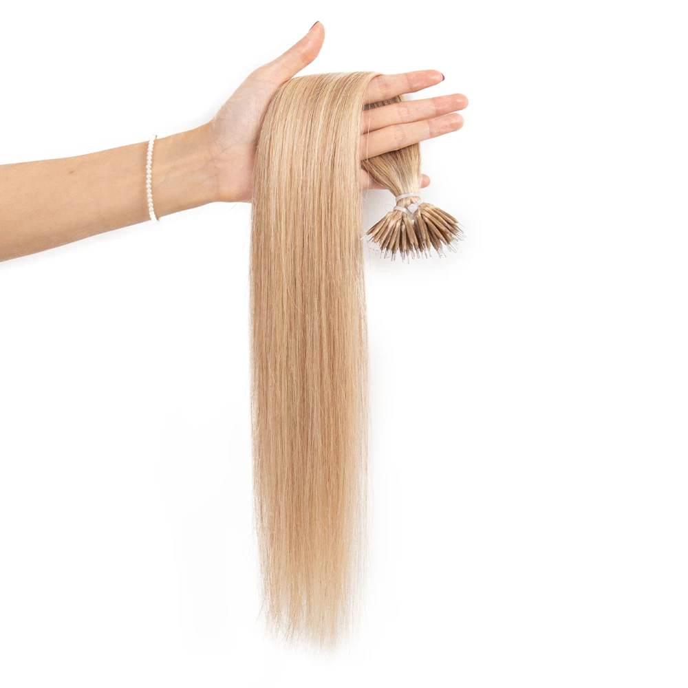 Mrshair Ready to Ship 50% off 20inches 100g nano tip remy european hair no minimum order metal tip nano link hair extension