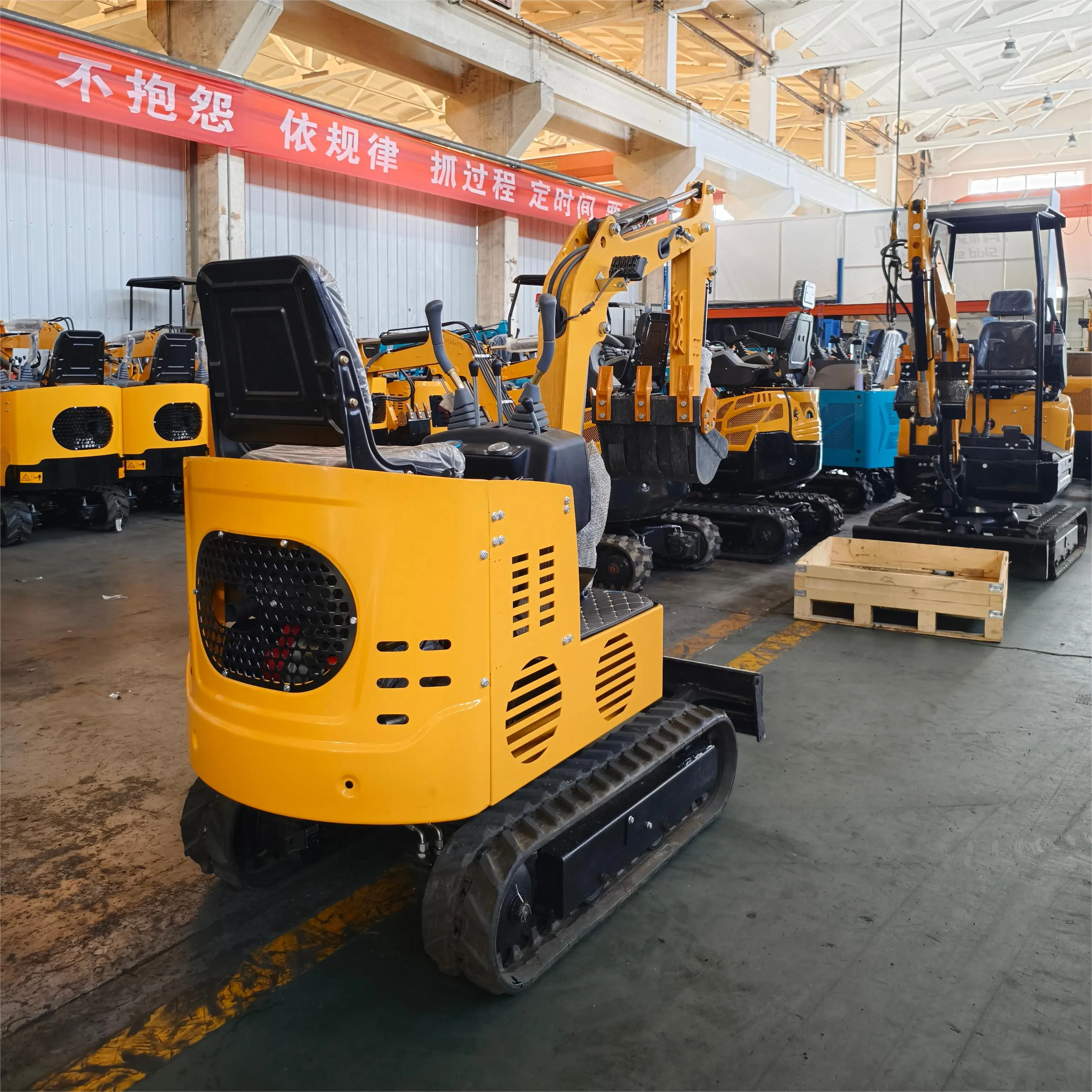 Hot Selling Construction Machinery Excavator 1.2Ton Hydraulic Tracked Excavator