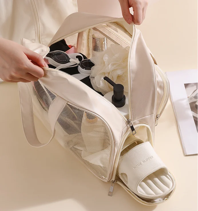 Clear Cosmetic Makeup Bag Toiletry Bag Large Waterproof Transparent Clear Travel Bag for Toiletries