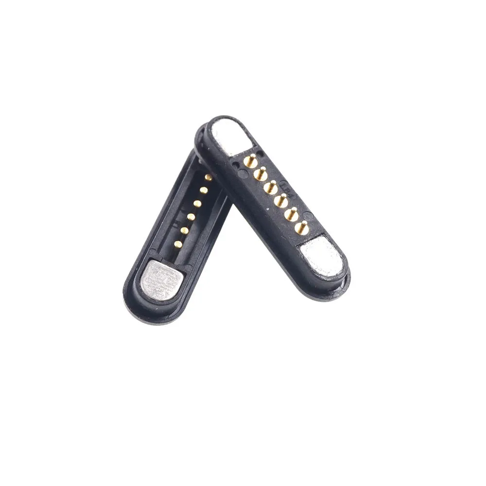 Customized Design 2 3 4 5 6 7 8 9 Pin Gold Plating  Pogo Pin Magnetic Connector Mating Usb Cable Dc Charge Magnetic Connector