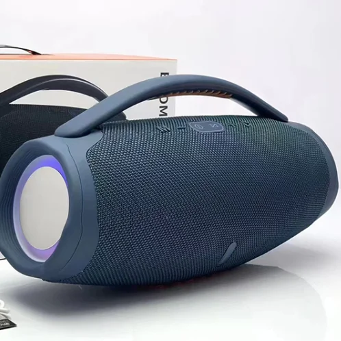 BOOMBOX3LED Stereo speakers Wireless Bt speakers Portable Heavy bass LED outdoor stereo speakers 3 large volume