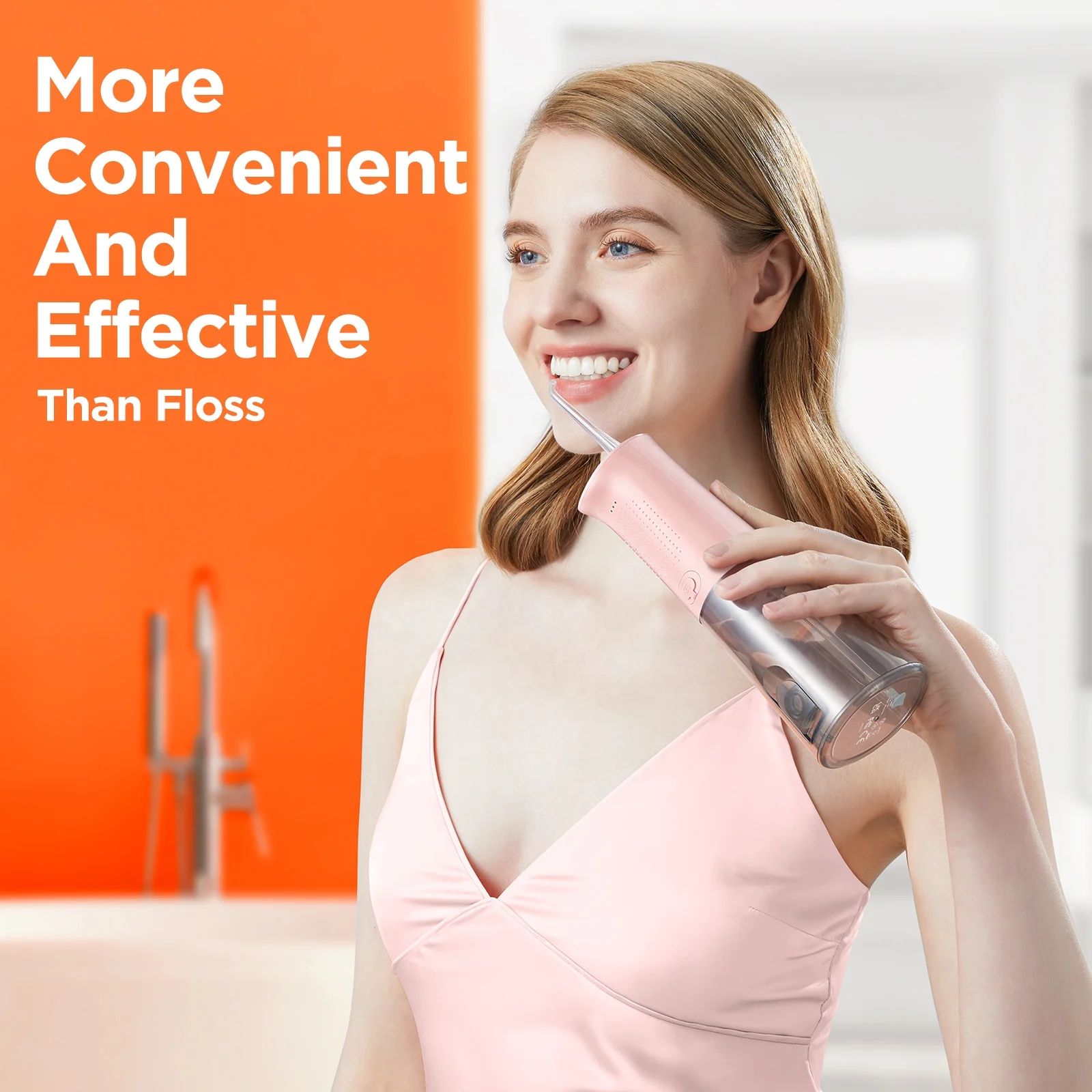 Bitvae BV C2 Portable Type-C 6 Function Nozzles Oral Care Wireless Water Flosser