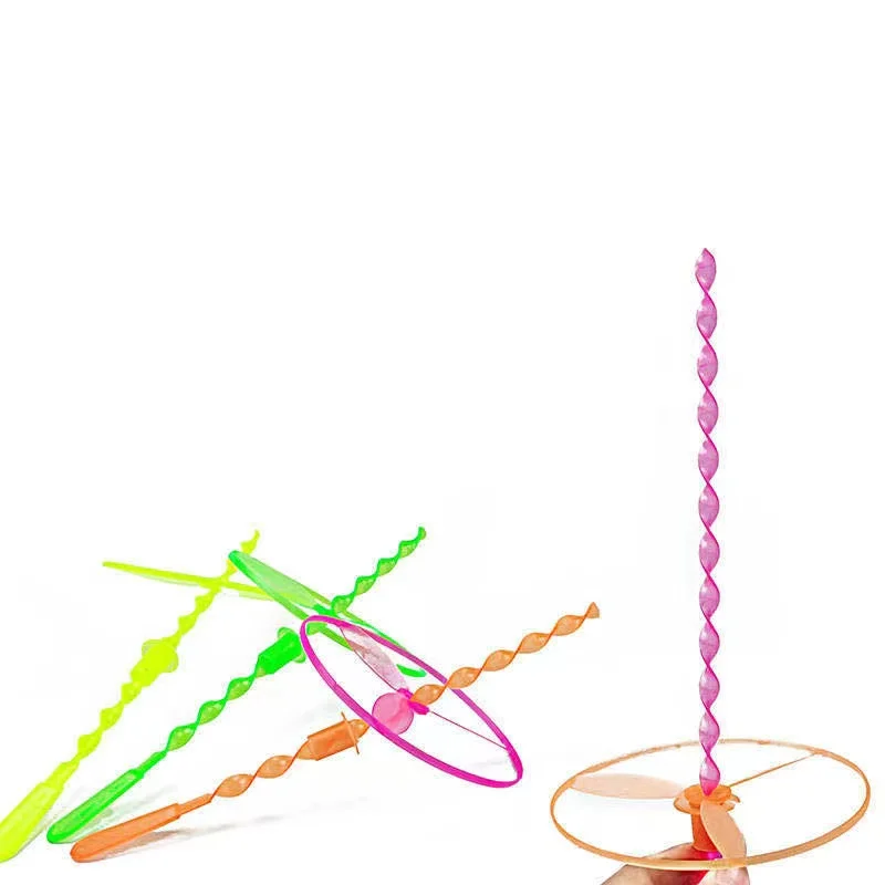 High Quality Hand Push Rotating Bamboo Dragonfly Toy for kid Wholesale