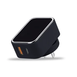 SAA CE KC certificated 5V 3A 9V2.22A 18W 20w USB-C Type C PD Qualcomm quick charge 3.0 fast dual USB wall power adapter charger