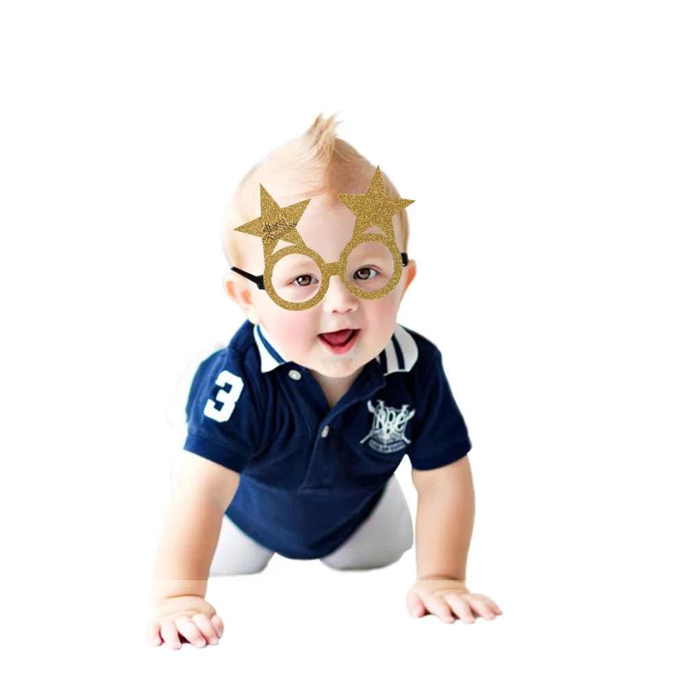 2023 New Christmas Glasses Party Decoration Adult Children Star Eyeglasses Frame Christmas Glasses