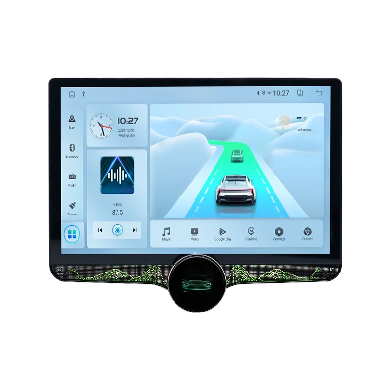 Yeanav New Arrival 2000*1200 Single Knob Android 14 2K Screen 4+64GB IPS Car Video 11.5 Inch GPS CarPlay Auto Car Dvd Player