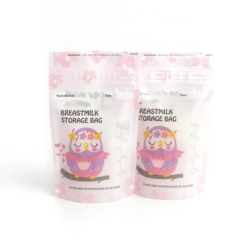 Baysun Customlabel Medical pumps 8oz 240ml Breast Milk Storage Bag safe  Material for Newborn Baby Feeding and Powder Storage