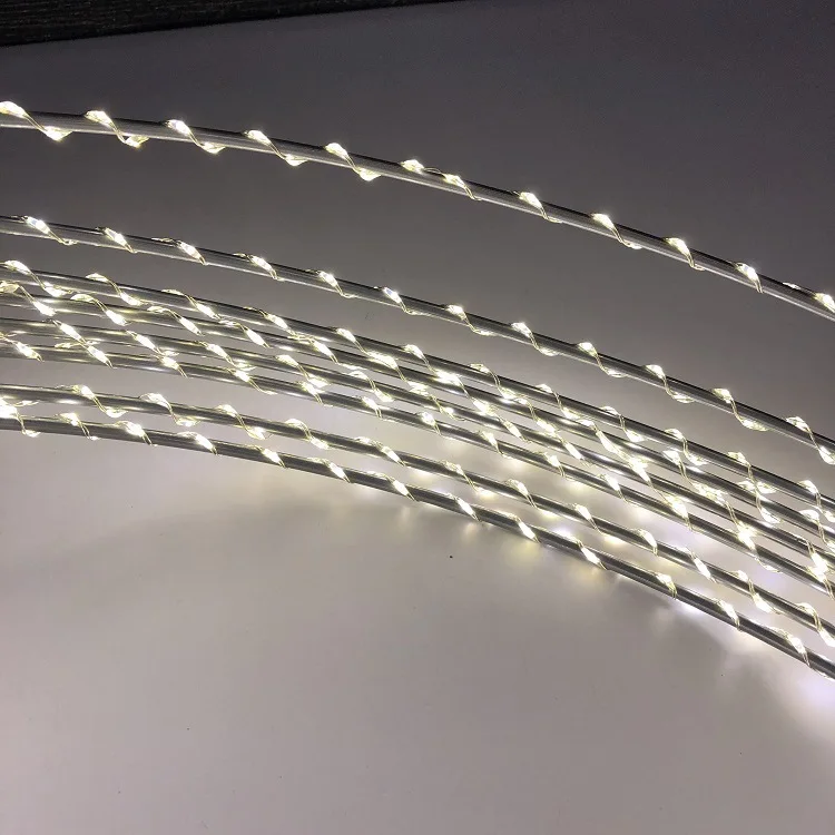 LED 3D Three-dimensional Ball Light Outdoor Waterproof Landscape Luminous Ball Pendant Light