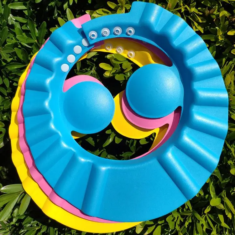 
Eco-Friendly EVA Adjustable baby shower cap 
