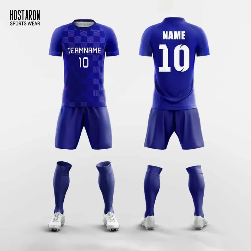 HOSTARON Custom Club High Quality Reto Purple And Yellow Color Combination Clothes Soccer Referee Jersey And Tracksuits For Men