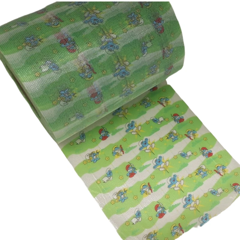 Brushed Frontal Loop Frontal Tape Baby Diaper Raw Materials  Manufacturer for  Frontal Tape