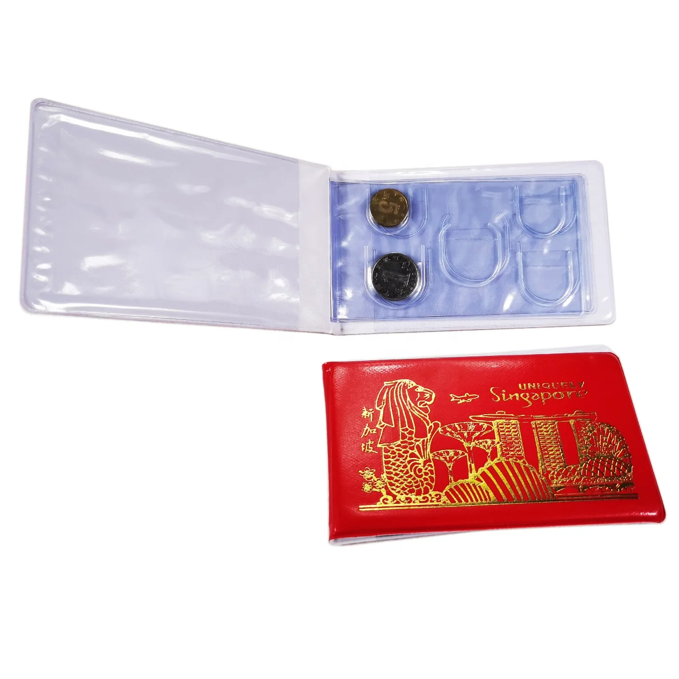 Cheap Customized PVC Coin Collection Book, Coin Collection Folder Album