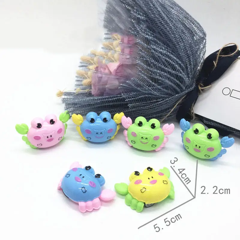 Plastic Small Mini Cute Toy Car Crab Model Gift Toy Vehicles Pull Back Crab Toy