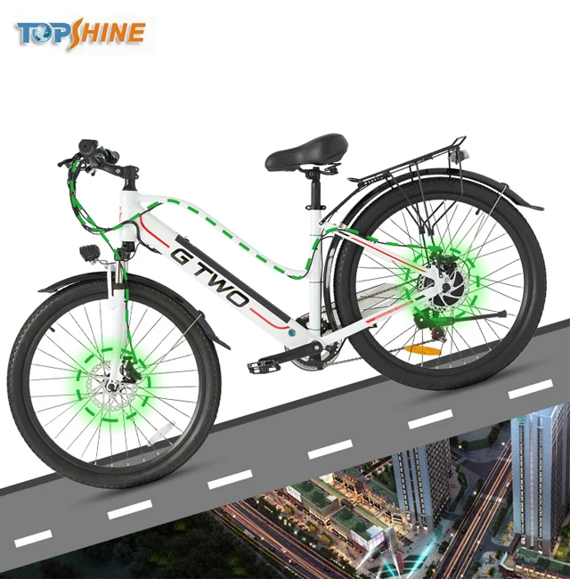 24 Inch Green Power City Electric bicycle with Real Time GPS tracking Remote Cut Motor Power