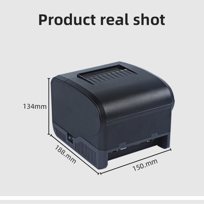 80 mm POS Thermal Receipt Printer with USB+Serial+LAN for Medical Machine