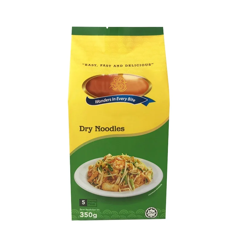 High Quality Customized Transparent Food Grade Biodegradable Noodle Food Packaging Spaghetti Pasta Packaging Spaghetti Bags