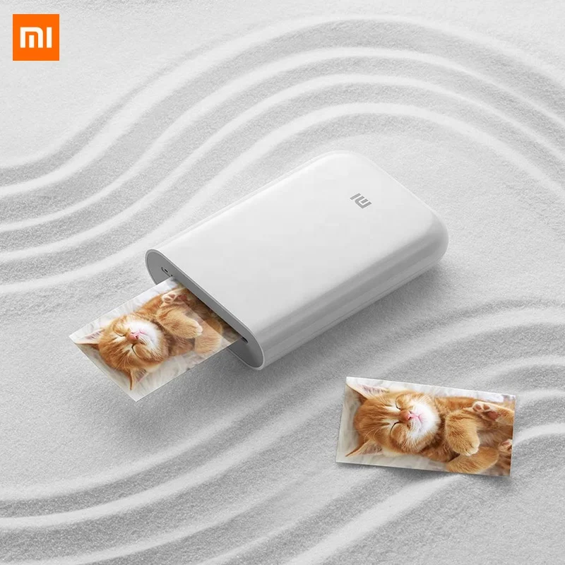  Xiaomi AR принтер 300 точек/дюйм портативный фото мини карман в стиле «сделай сам»; Удельный вес 500 мАч Карманный