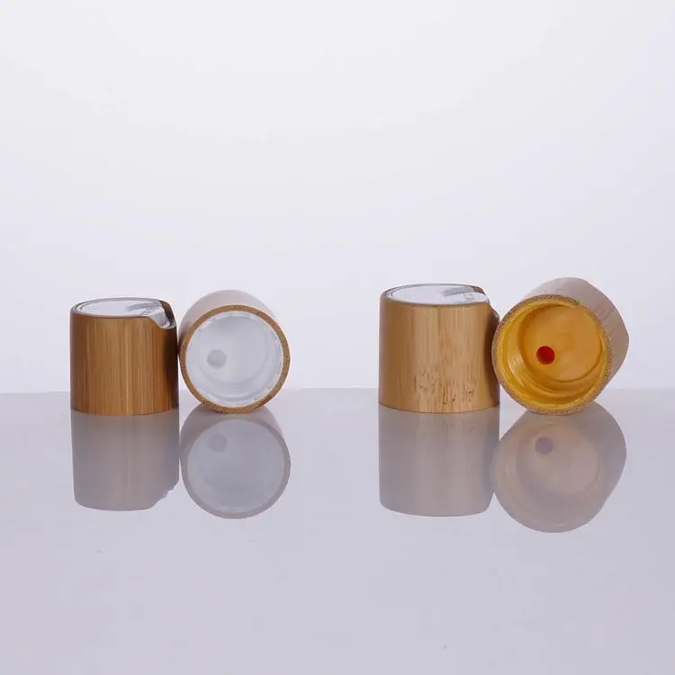 Hot Selling Cheap Custom Wholesale Recyclable Bamboo Lid Inner Plastic Press Cap