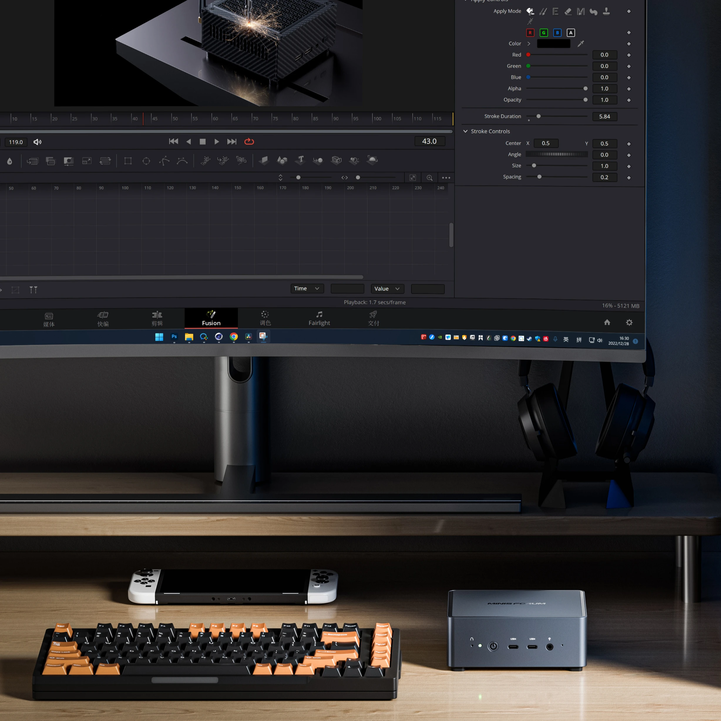 Minisforum Newest UM790 Pro Computer AMD R9 7940HS Processor CPU Wi-Fi 6E DDR5 Wins11 Barebone Desktop Mini Brand PC for Gaming