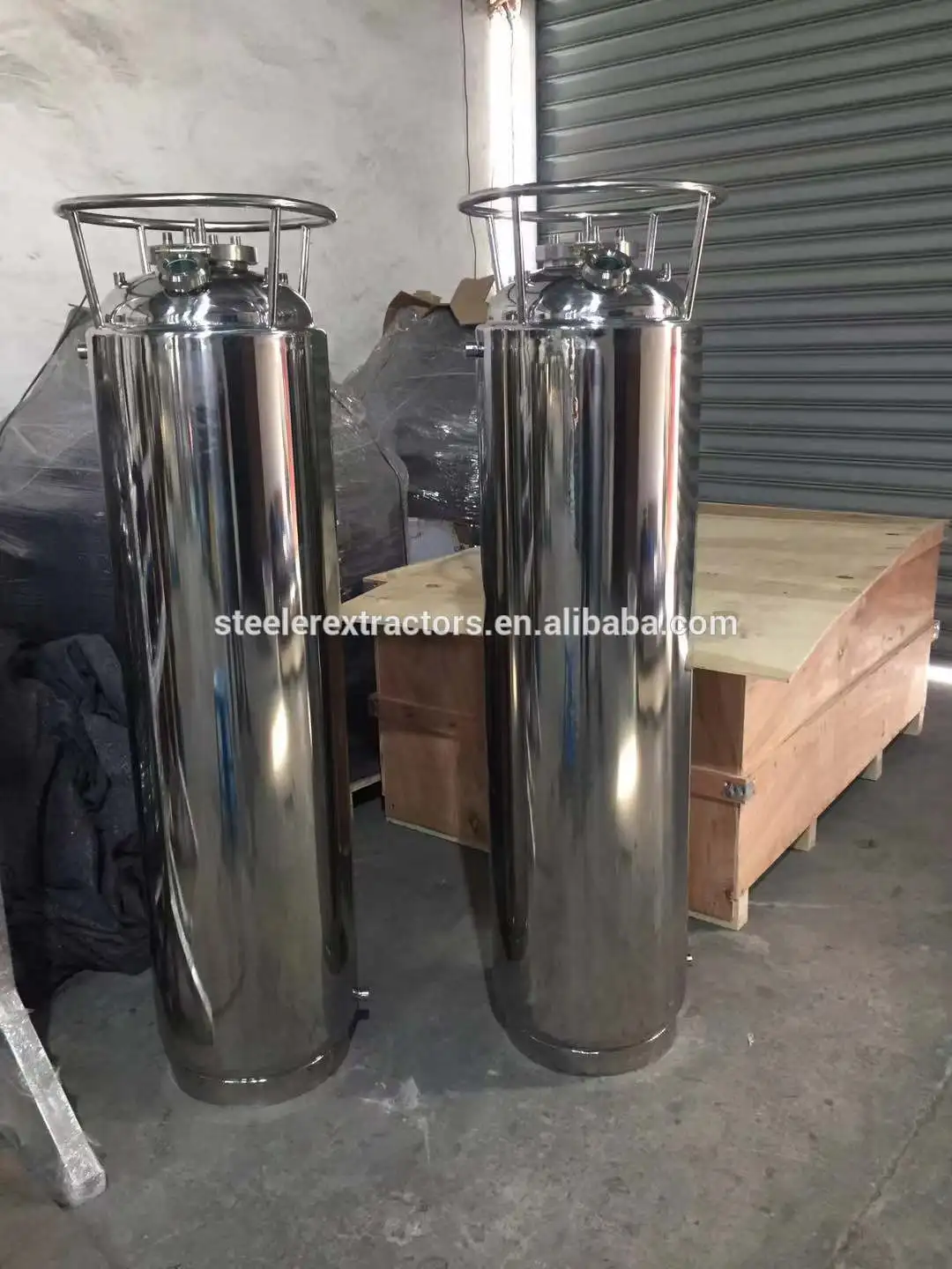 Сольвентный резервуар с охлаждающей катушкой из нержавеющей стали с одной оболочкой 304 дюйма 14X60 дюймов