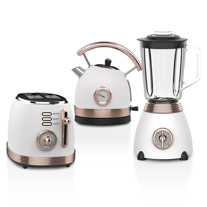 2023 New design pop up 2 slice toaster electric kettle set Automatic Electric Bread Toaster 2 Slice