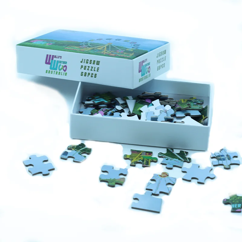 Wholesale custom personalized design and logo Cartoon anime kid toys puzzle 1000