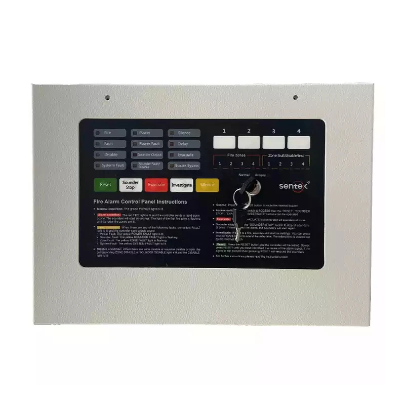 1/2/4 zone Fire alarm system Control panel Fire alarm control panel
