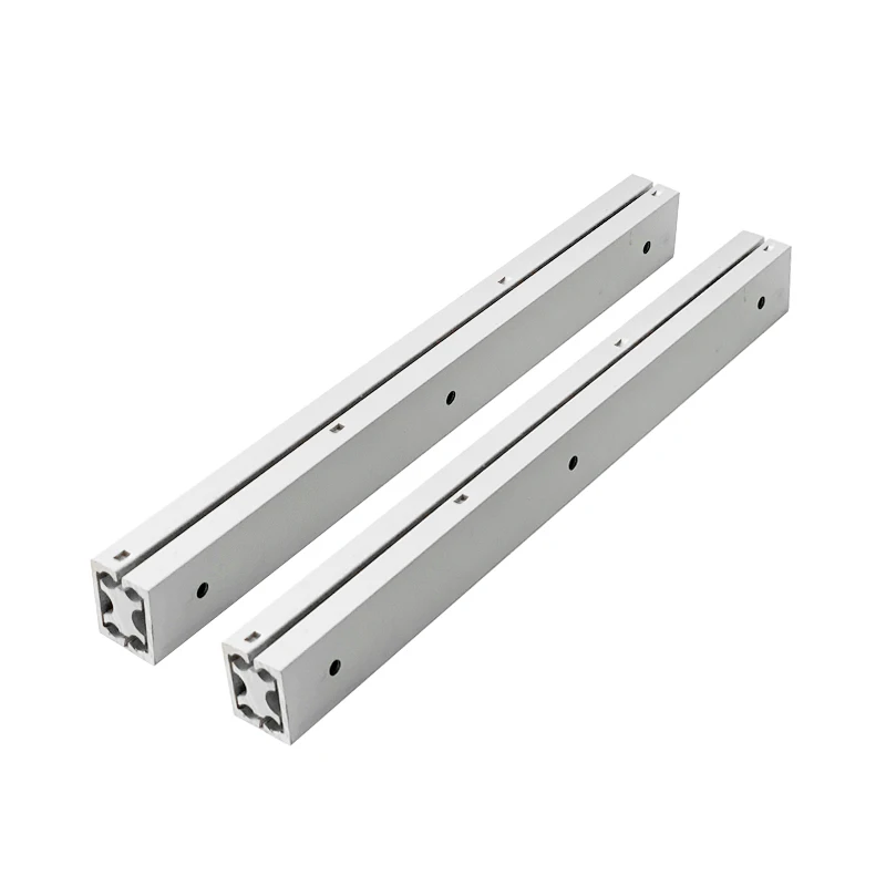 Drawer Slides Aluminum Rails 20mm two sections stainless steel Ball Bearing Slide Drawer