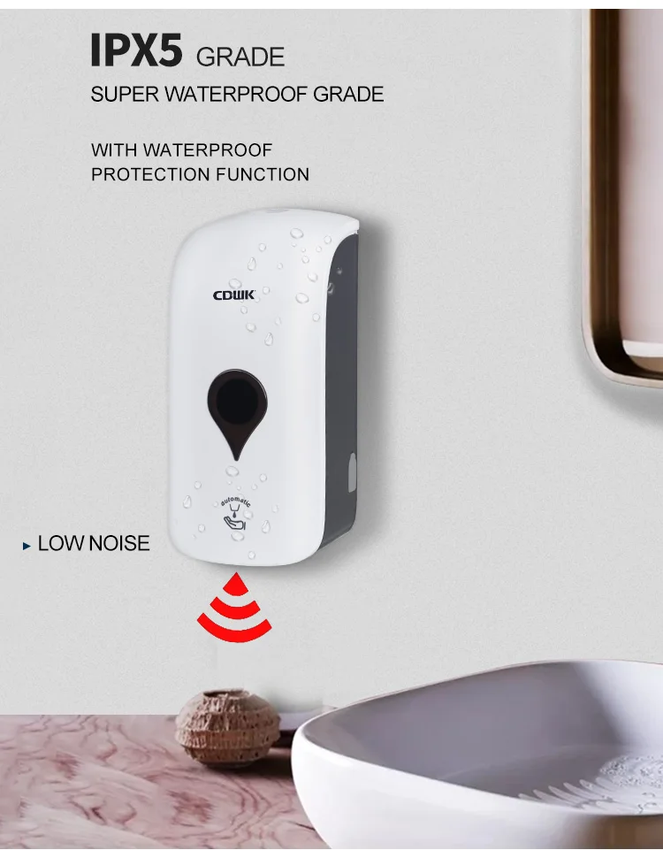 CDWK 1000ML commercial touchless motion sensor automatic hand soap dispenser pump