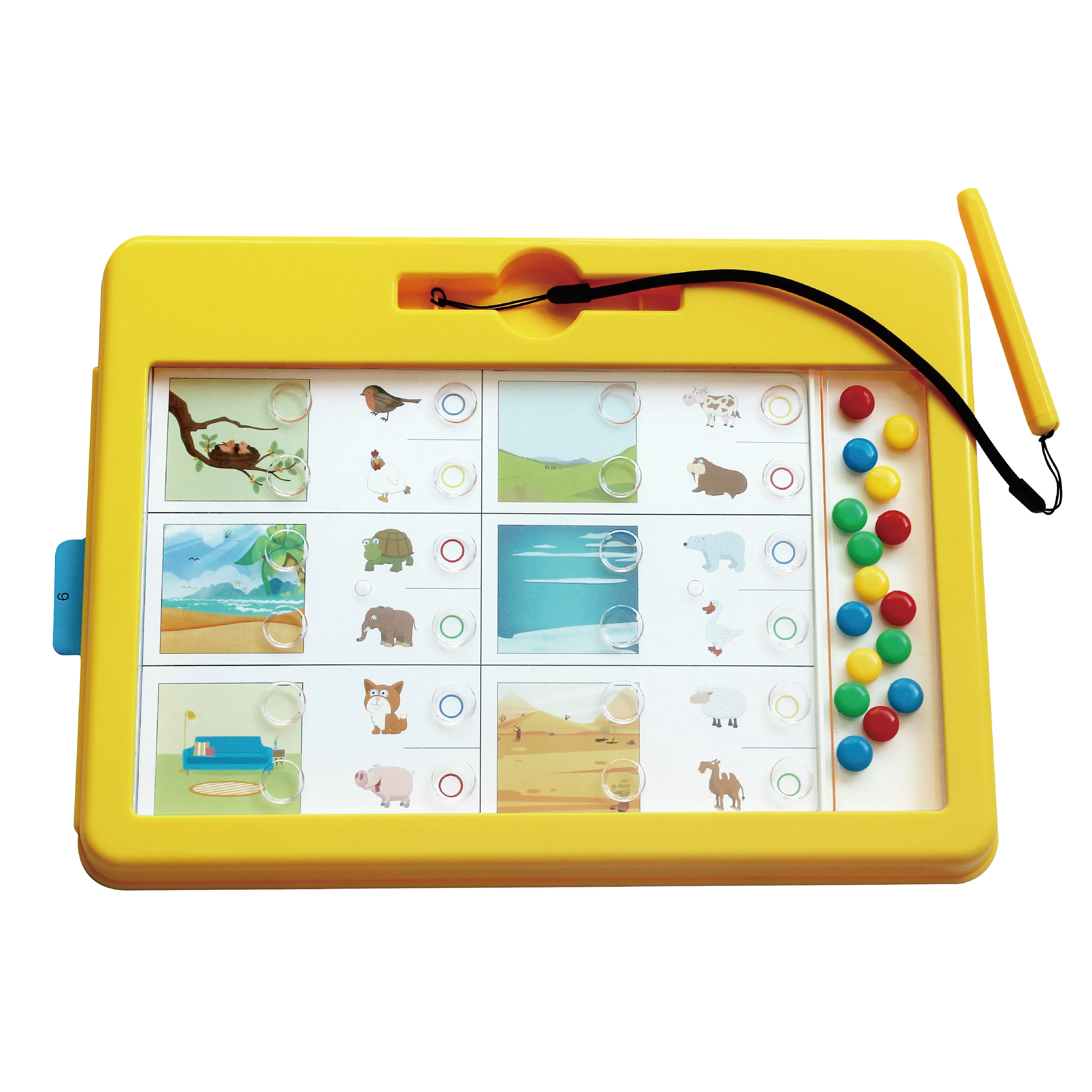 Hot Sale Recognize the relations Magnetic Logic Thinking Board Educational Kids Magnet Toys