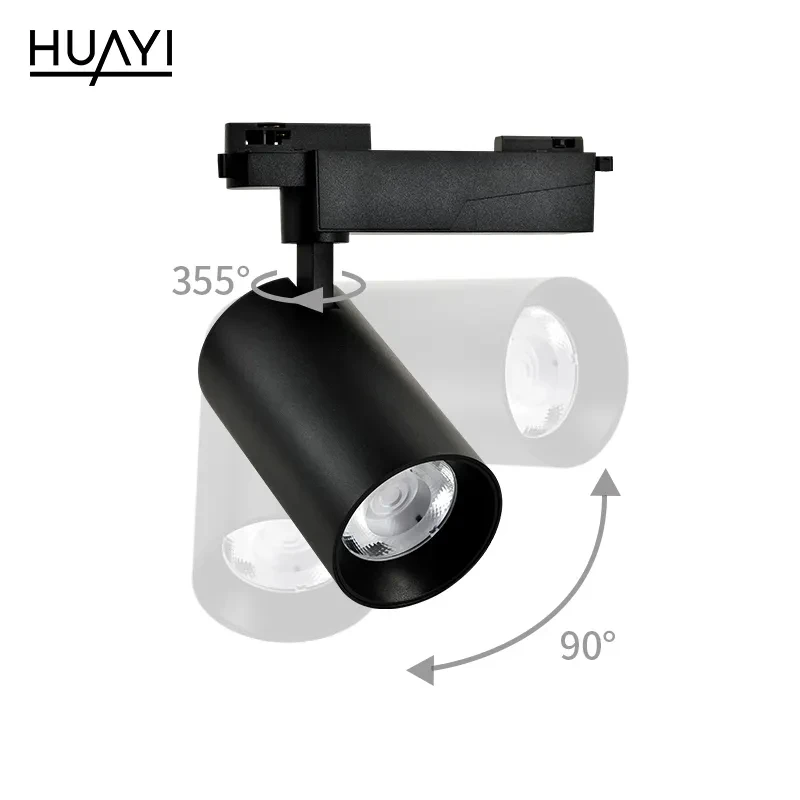 HUAYI New Product COB Linear Magnetic 15watt 20watt 25watt 30watt 35watt 40watt LED Track Light