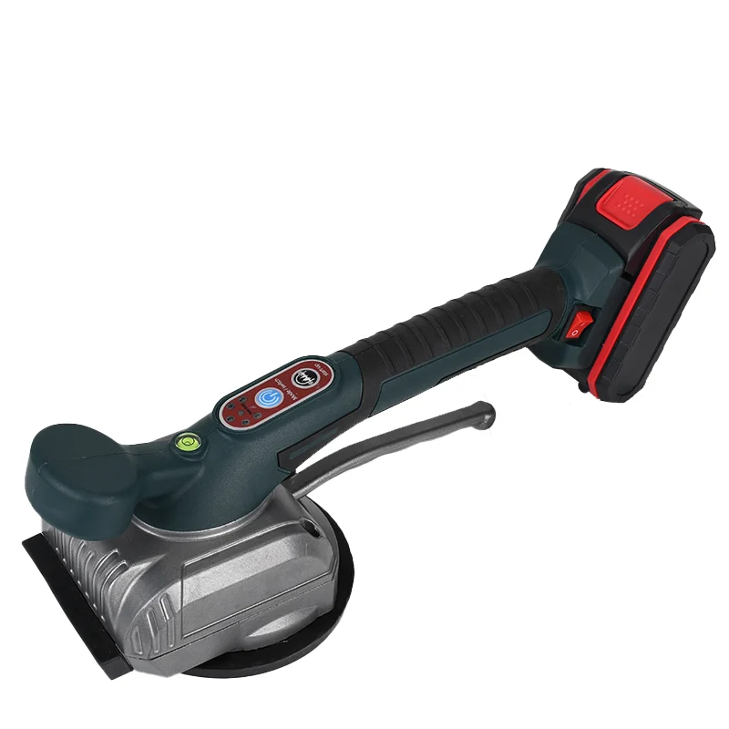 Tile Tiler Electric Handheld Automatic Leveling Machine Tool 21V Tile Vibrator Machine with Adjustable Speed for Floor Wall