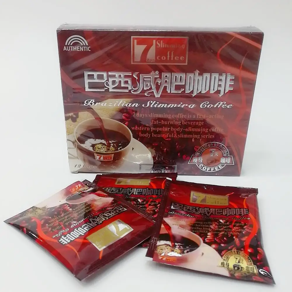 
7 days Slimming Brazilian coffee Weight loss products for burning fat 