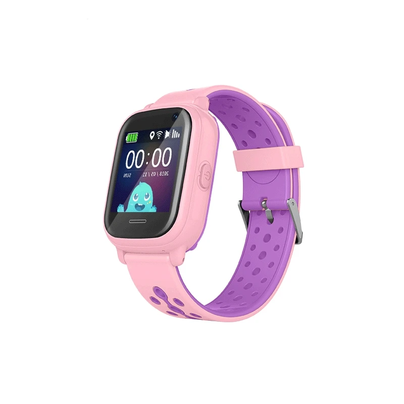 Wonlex красивые KT04 водонепроницаемые спортивные GPS Детские умные часы