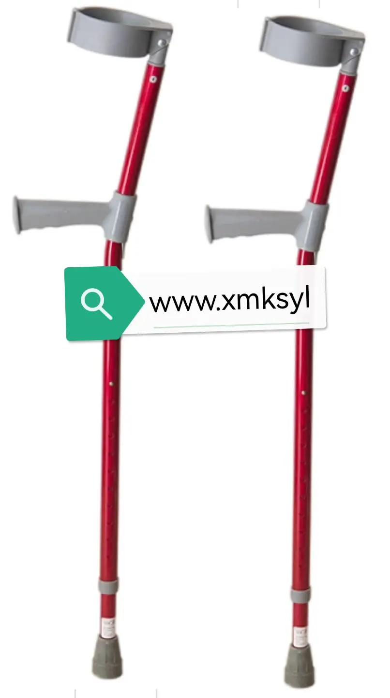 Factory customized medical handle assisted walking crutches for the disabled elbow crutches for the elderly