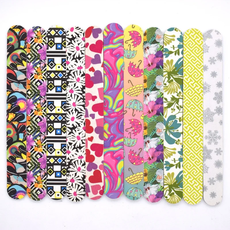 Custom logo printing sandpaper nail file