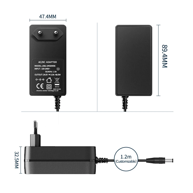 5v 8.4v 9v 12v 12.6v 24v 36v 1a 1.5a 2a 3a Ac To Dc Power Supply Adaptor Eu Uk Kc Usa Au Wall Cctv power adapter 19v