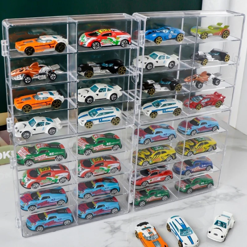 Custom Clear Plastic Diecast Model Car Display Showcase For Storage and Display