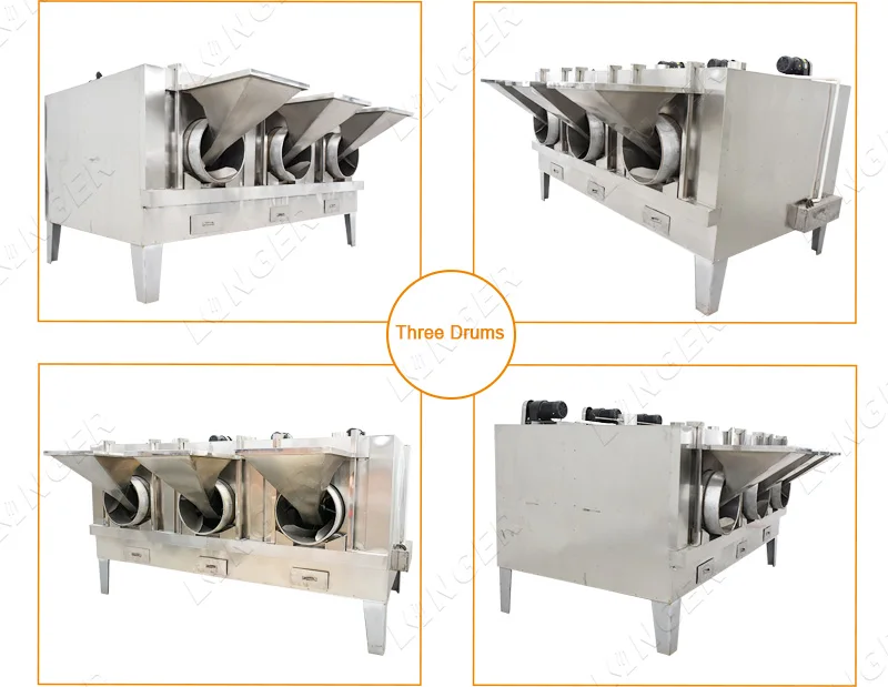 50Kg Batch Cacao Roaster Cocoa Bean Roasting Machine Promotion List