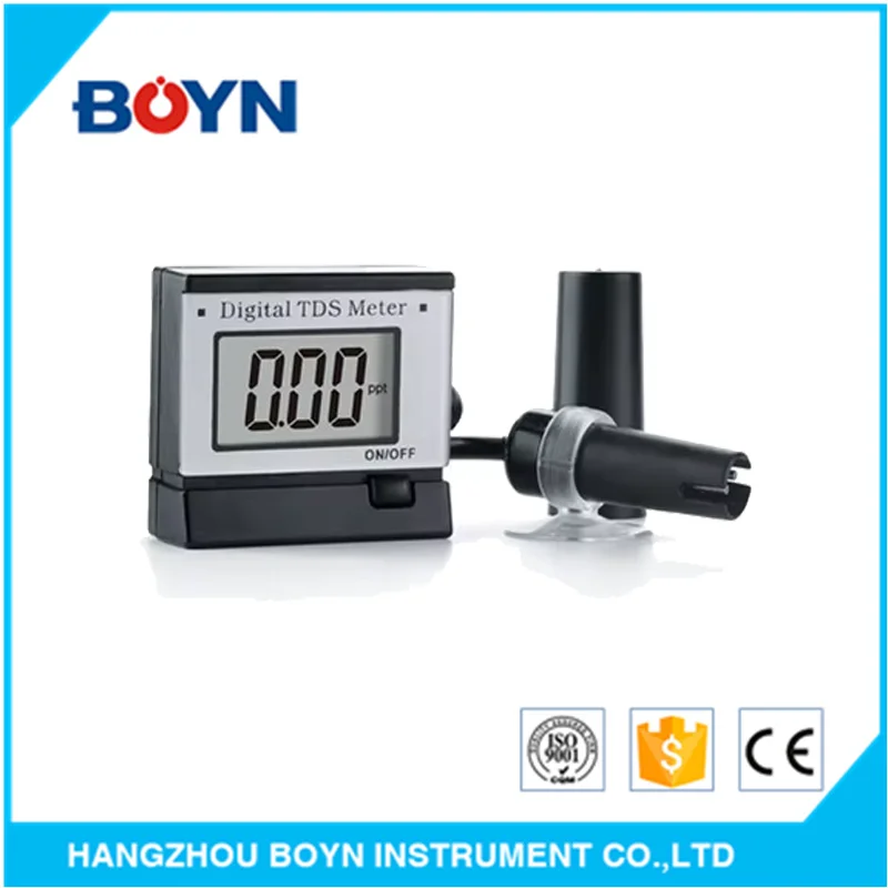 EC-1382B High precision Aquarium&fish tank&swimming pool Portable Digital Conductivity water quality Tester with Electrode Probe