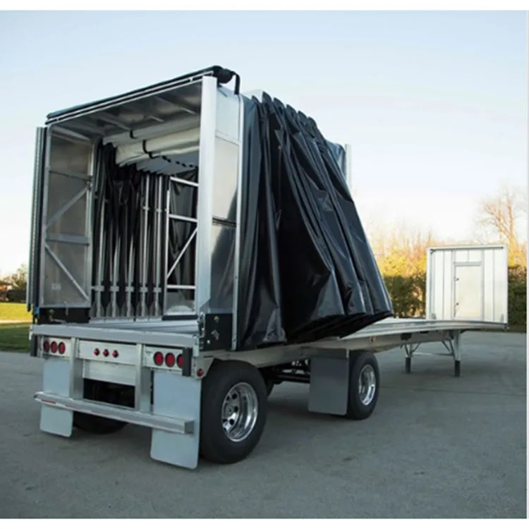 Бортовой грузовик прицеп прокатки Брезентовая система с завода прямая продажа цена