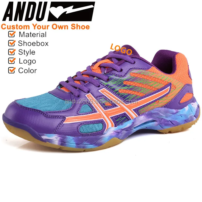 Size 31-45 Lightweight Sport Training Tennis Volleyball Shoes Girls Badminton Shoes For Women Kids Badminton Shoes Anti Slip