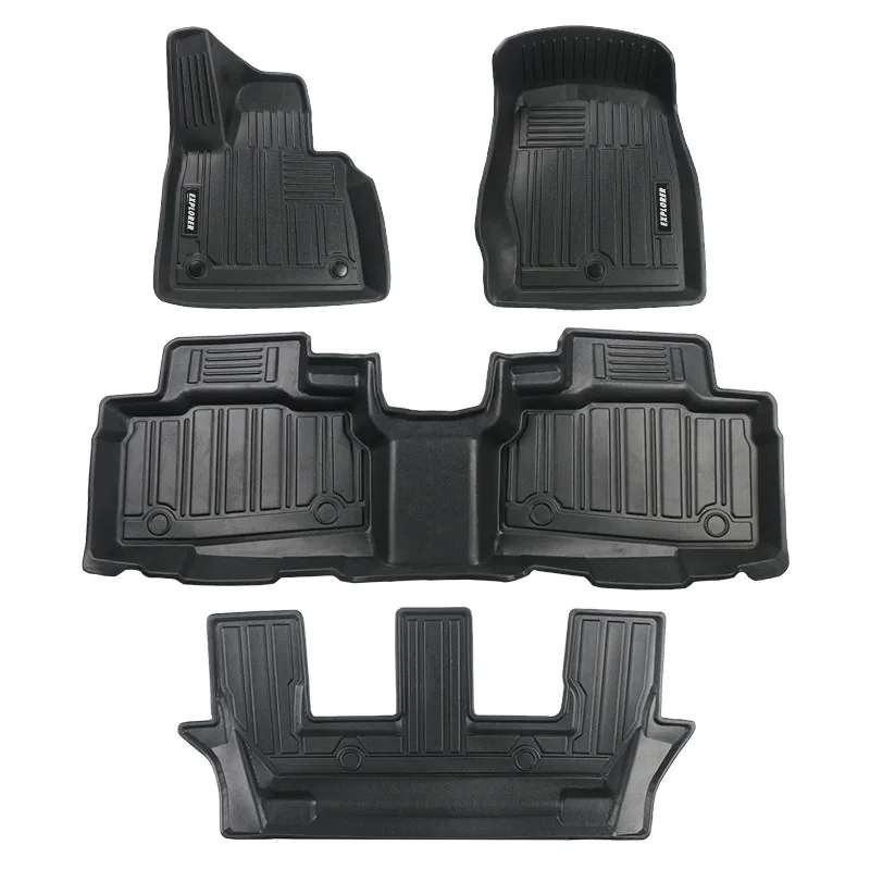 Новинка автомобильный 3D коврик из ТПЭ для Ford Explorer 2020 2021 2022 напольный подножки глубокая подставка LHD 5/7 автоаксессуары сидений