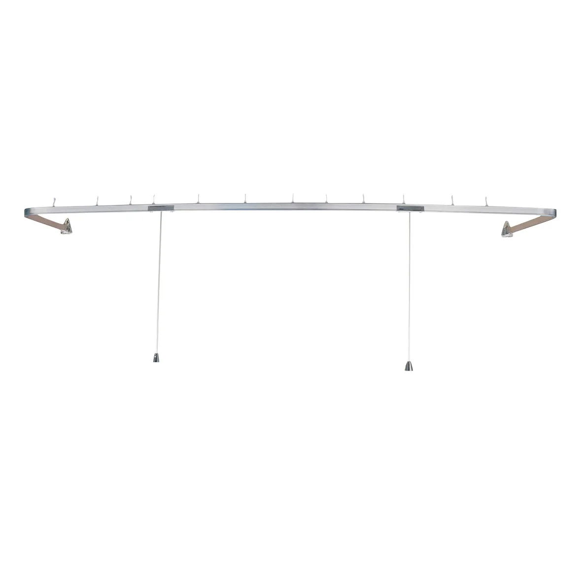 Bathroom Aluminum curtain stick 3*1m Bendy Rail Adjustable Curved Shower Curtain Rod