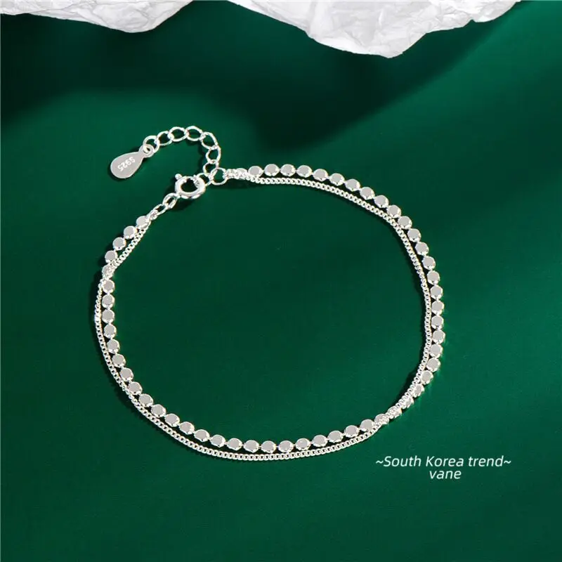 
2021 new arrivals free shipping Qings 925 sterling silver zircon bracelet for women 