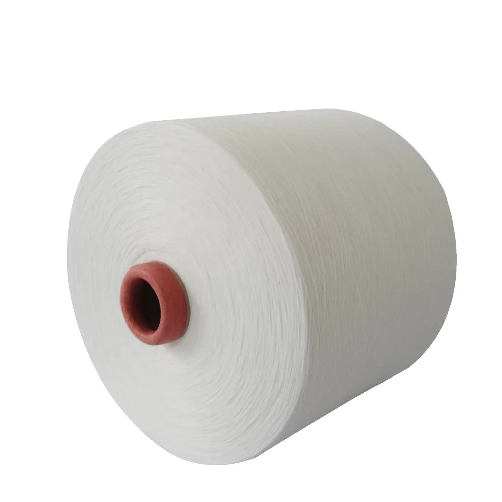 China Manufacture 21S 65/35 Polyester Cotton Blended Yarn High Tenacity Ring Spun Fancy Sewing and Weaving